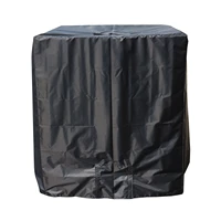 1000l tank black uv cover 210d fabric ibc ton barrel protective cover waterproof storage tank protective hood prevent algae form