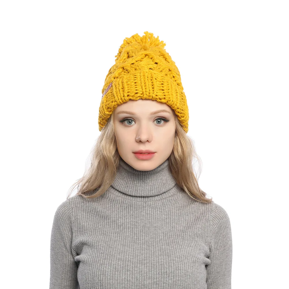 Skullies Beanies зимняя женская шапка теплая вязаная теплая шапка теплая шерстяная шапка для отдыха модные утолщенные зимние шапки