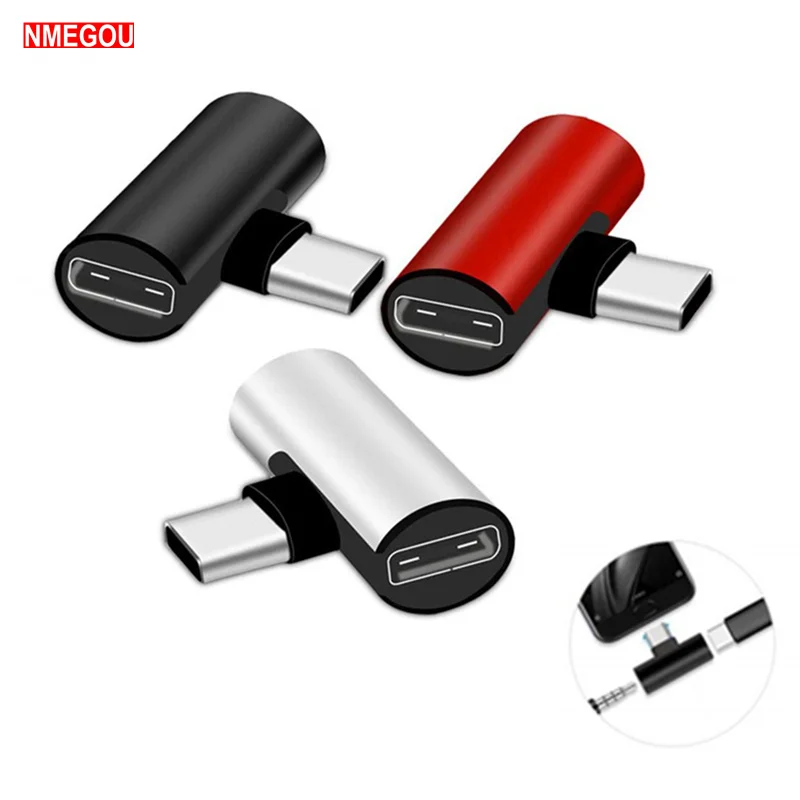 2In1 Кабель с разъемом Usb типа C и 3 5 мм разъем для наушников зарядное устройство