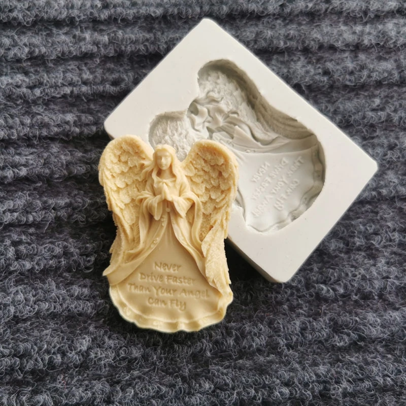 

Angel Epoxy Resin Silicone Mold Angel Emboss Silicone Mold Angel Cake Decor Mold XXFD