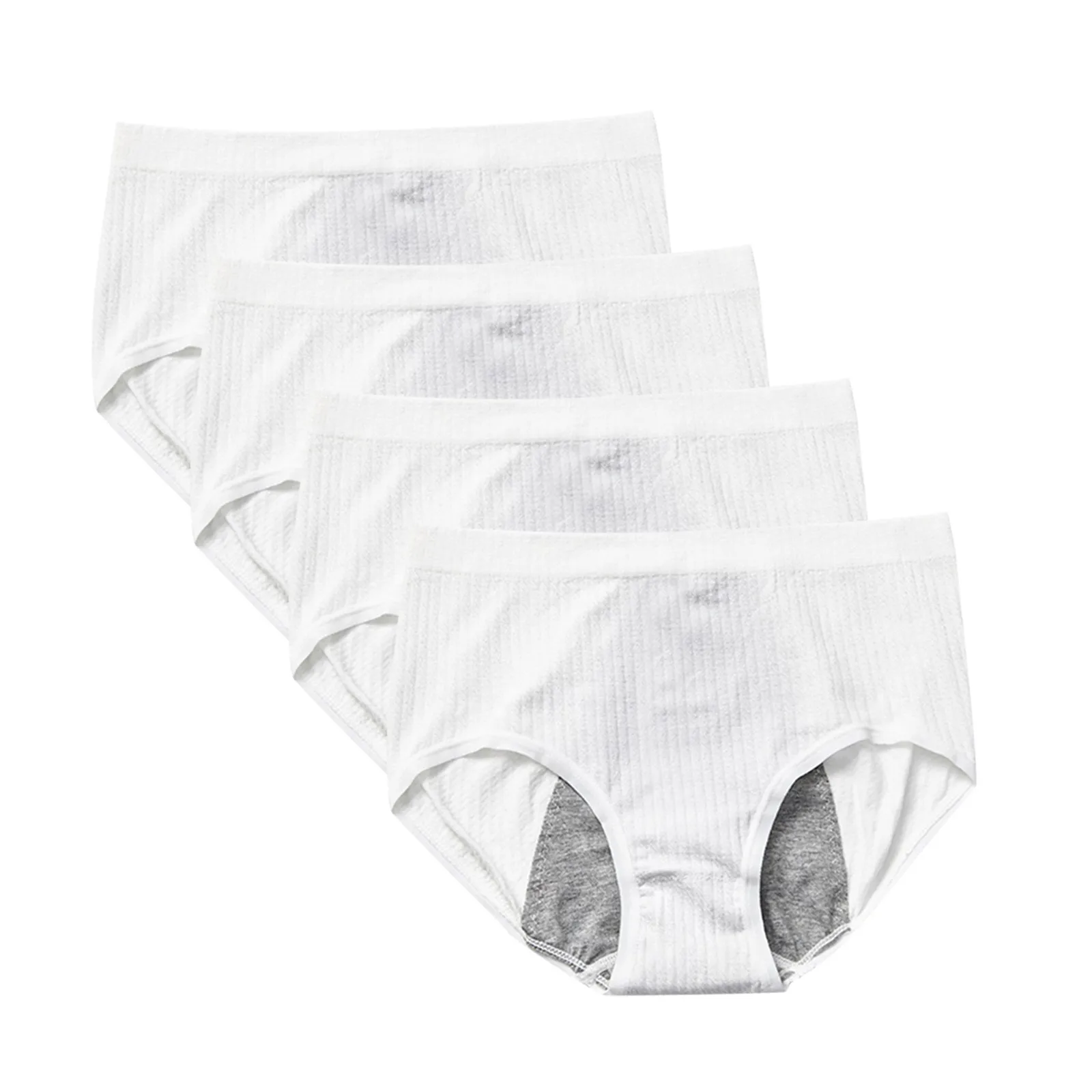

4PC Cotton Solid Briefs High Waist Sexy Underwear Women Push Up Underpants Femme Panties Calcinha Feminina Bragas Lingerie