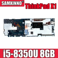 nm b271 motherboard for thinkpad x1 tablet 3rd laptop motherboard fru 01aw887 01aw886 01aw885 i5 8350u 8gb tested ok mainboard