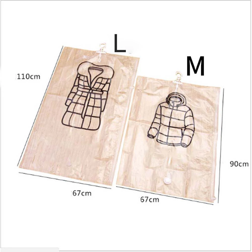 Подвесные вакуумные пакеты для одежды прозрачная герметичная компрессионная