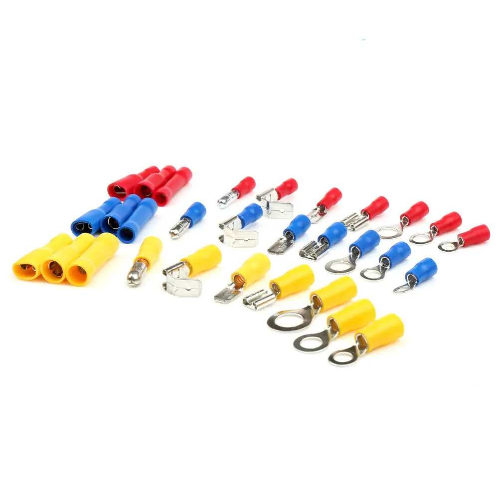 500 штук в штучной упаковке Медь холодного отжима изолированный терминал кабель