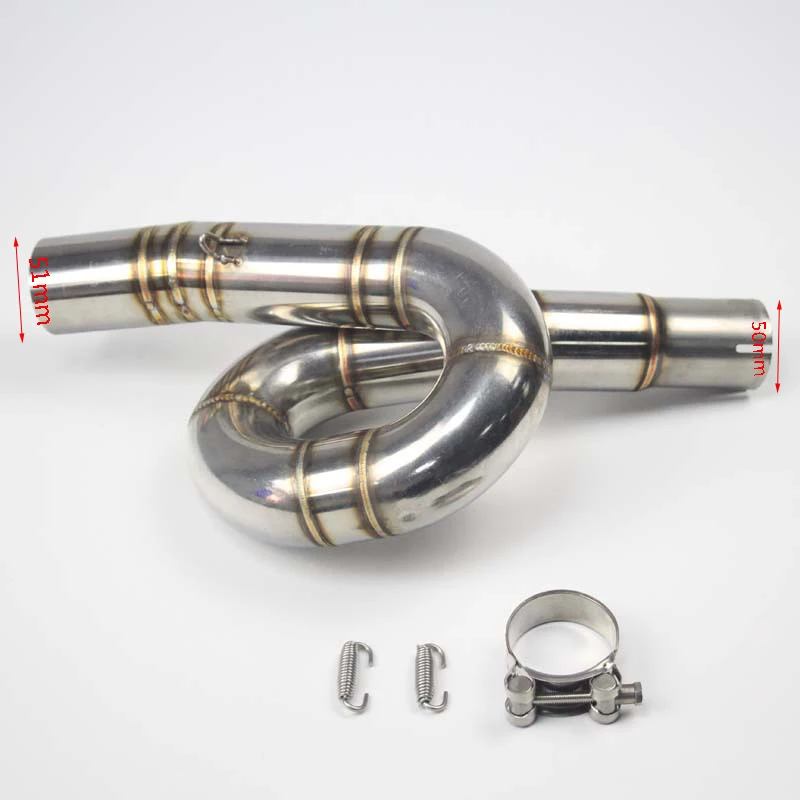 Выхлопная система для мотоцикла слип на средней трубе Benelli 300 BJ300 GS BN302 TNT300 2014 2015 2016