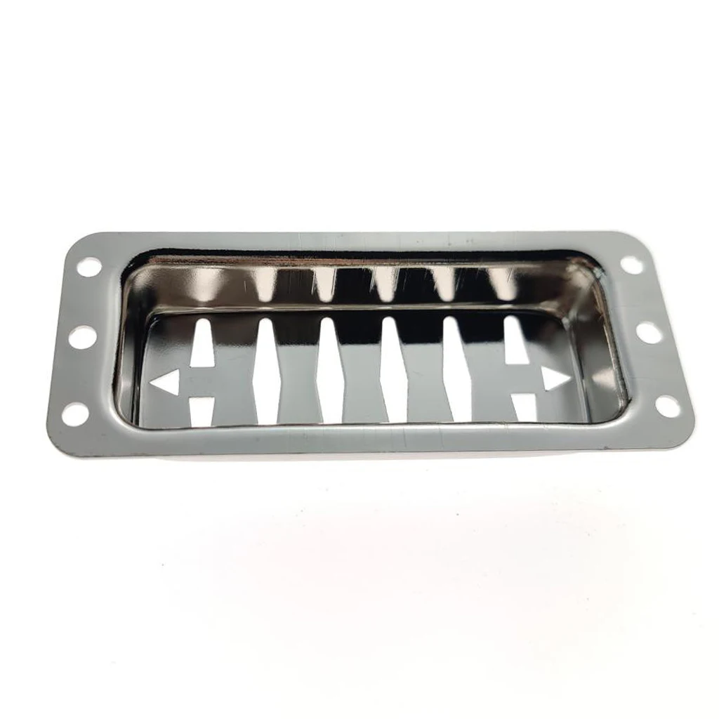 

1x Brass Pickup Cover For Electric Guitar Accs Exquisite Chrome