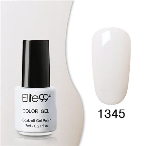1345 Elite99 Гель-лак набор все для маникюра Полупостоянный Vernis верхнее покрытие УФ светодиодный гель лак удаляющийся замачиванием Гель-лак для ногтей - Цвет: 1345
