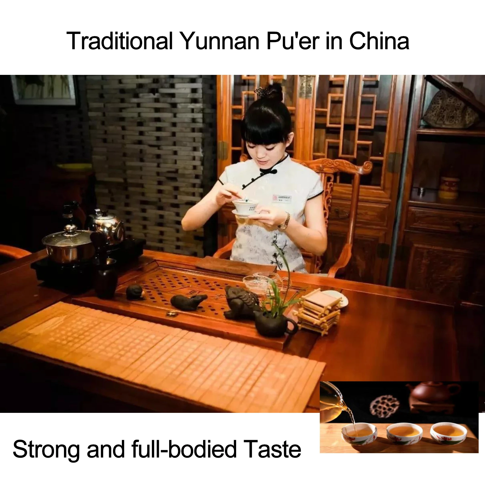 

Old Raw Tea Cake 357g Chinese Tea Beauty and Health Care Slimming Tea