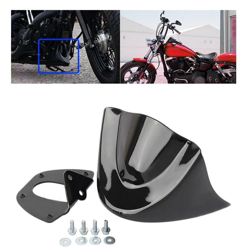 

Универсальный нижний обтекатель подбородка передний спойлер Air Dam чехол для KAWASAKI Honda Suzuki Yamaha