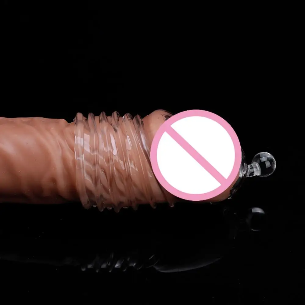 Удлинители для пениса многоразовые увеличивающие презервативы удлинитель