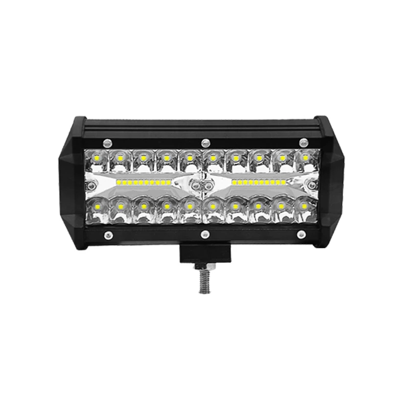 1pcs 7 ''4x4 внедорожный дополнительное освещение для автомобилей Светодиодный светильник бар Точечный светильник внедорожник ATV трактор грузовик колесный экскаватор 12V 24V 120W Подсветка - Цвет: 1pcs