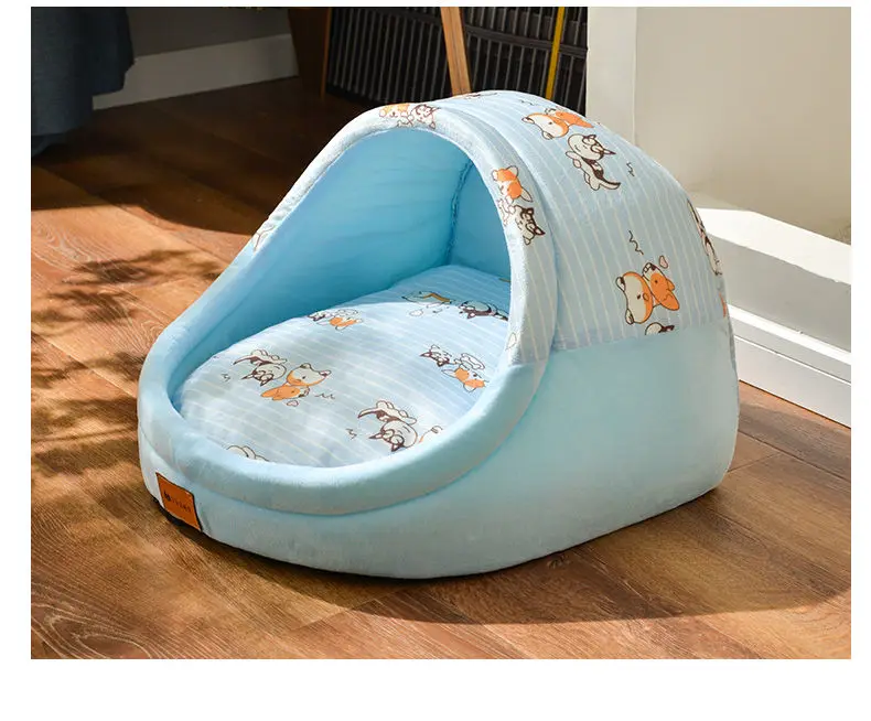 

Foldable Dog House Kennel Bed Mat For Small Medium Dogs Cats Winter Warm Chihuahua Cat Nest Pet Products Basket Puppy Cave Sofa