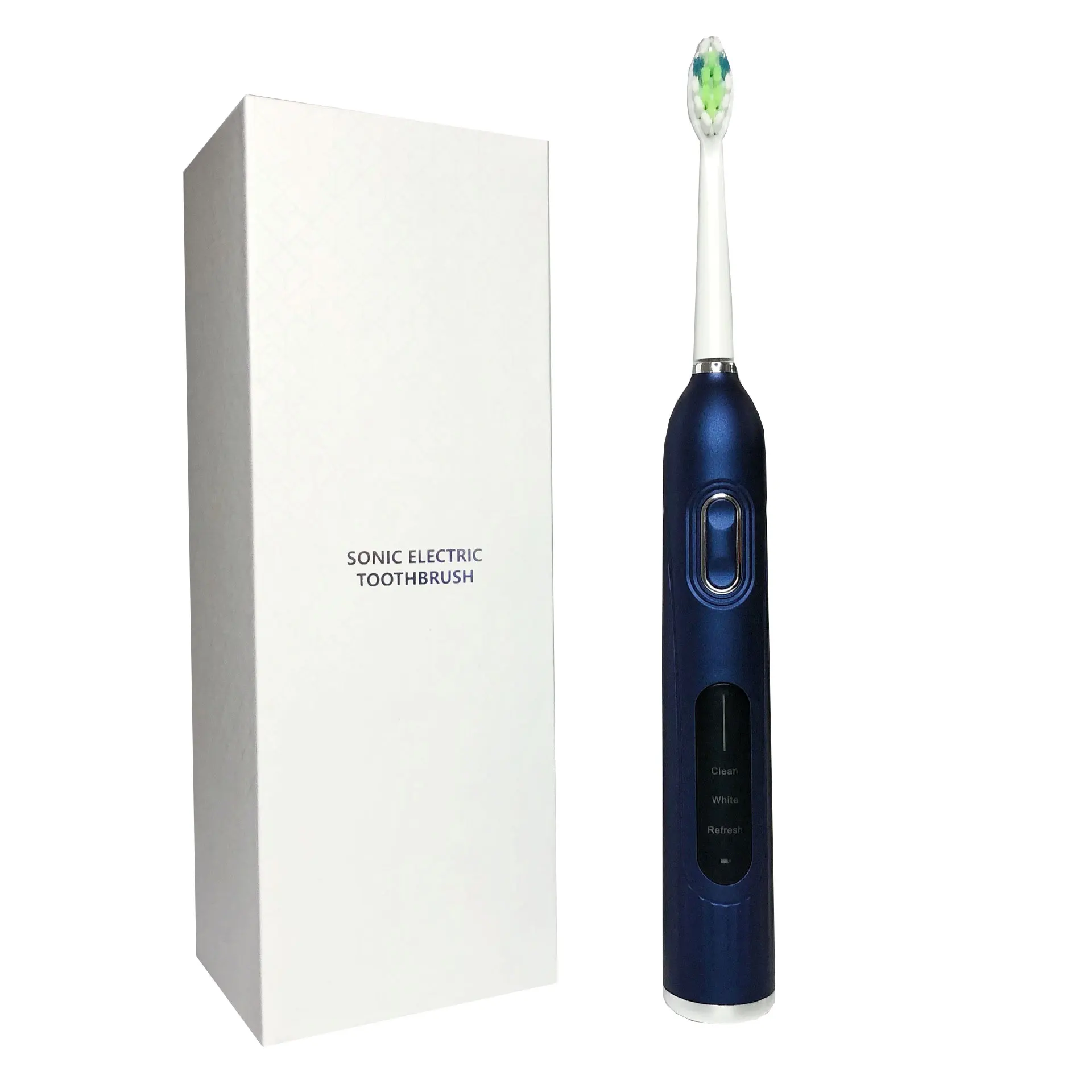 

2021 Adult Timer Brush 5 Mode USB Charger Rechargeable Replacement Heads Set Sonic Electric Toothbrush