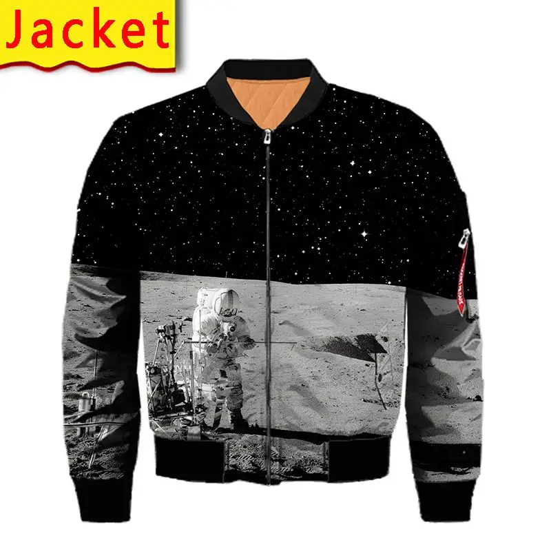 

LIASOSO Funny Astronaut Hoodie Sweatshirt 3d Print Men Harajuku Pullover Jacket Graphic Streetwear Hip Hop Clothes