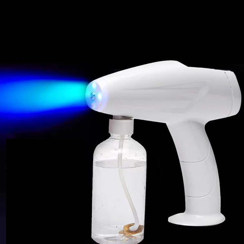 

Wireless Charging Atomizing Spray Bottle Blue Nano Sprayer USB Portable Sterilizations Atomizing Machine