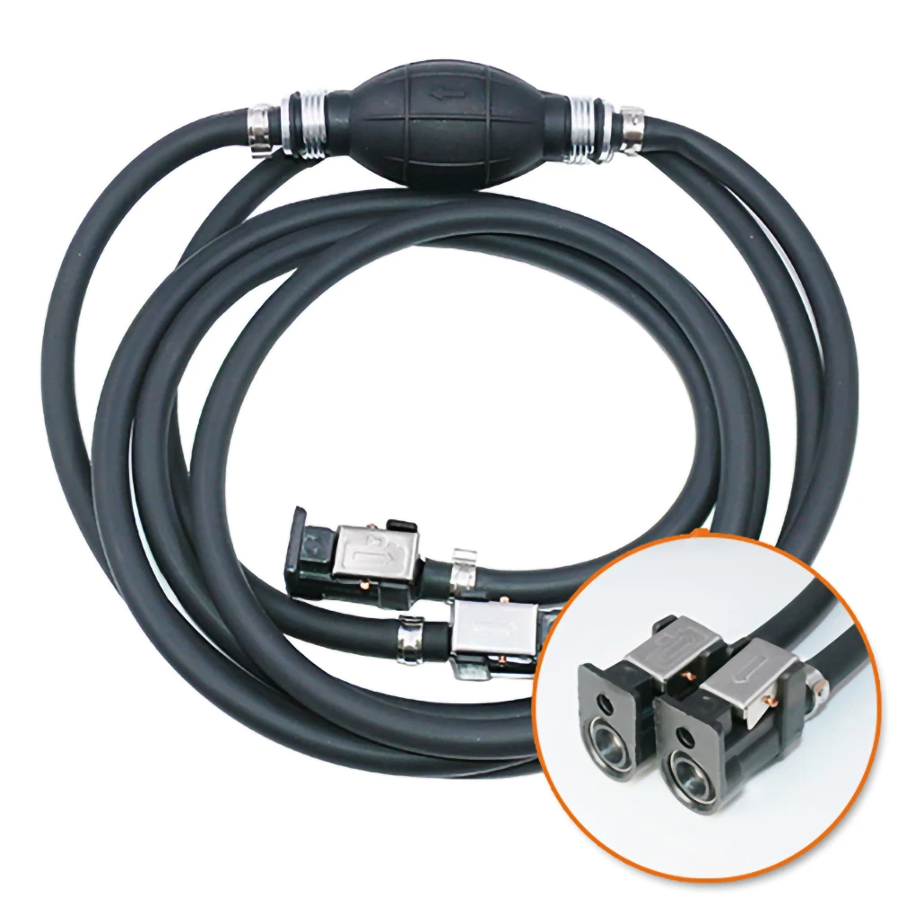 

1 Piece 5/16' 8mm Fuel Gas Line Hose Primer Bulb For Yamaha Outboard Marine 200HP for Boats RVs Tractors Caravans Fuel Line Hose