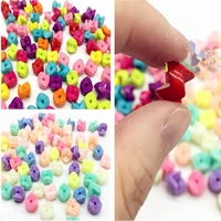 diy childrens creative beaded acrylic plastic gear beaded puzzle assemble free combination toy 9 5mm20pcs