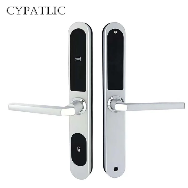 Keyless entry card-swiping door lock system for hotel/apartment ultra-thin aluminum door electronic equipment electronic combination lock hotel room key card system keyless electronic lock made in china