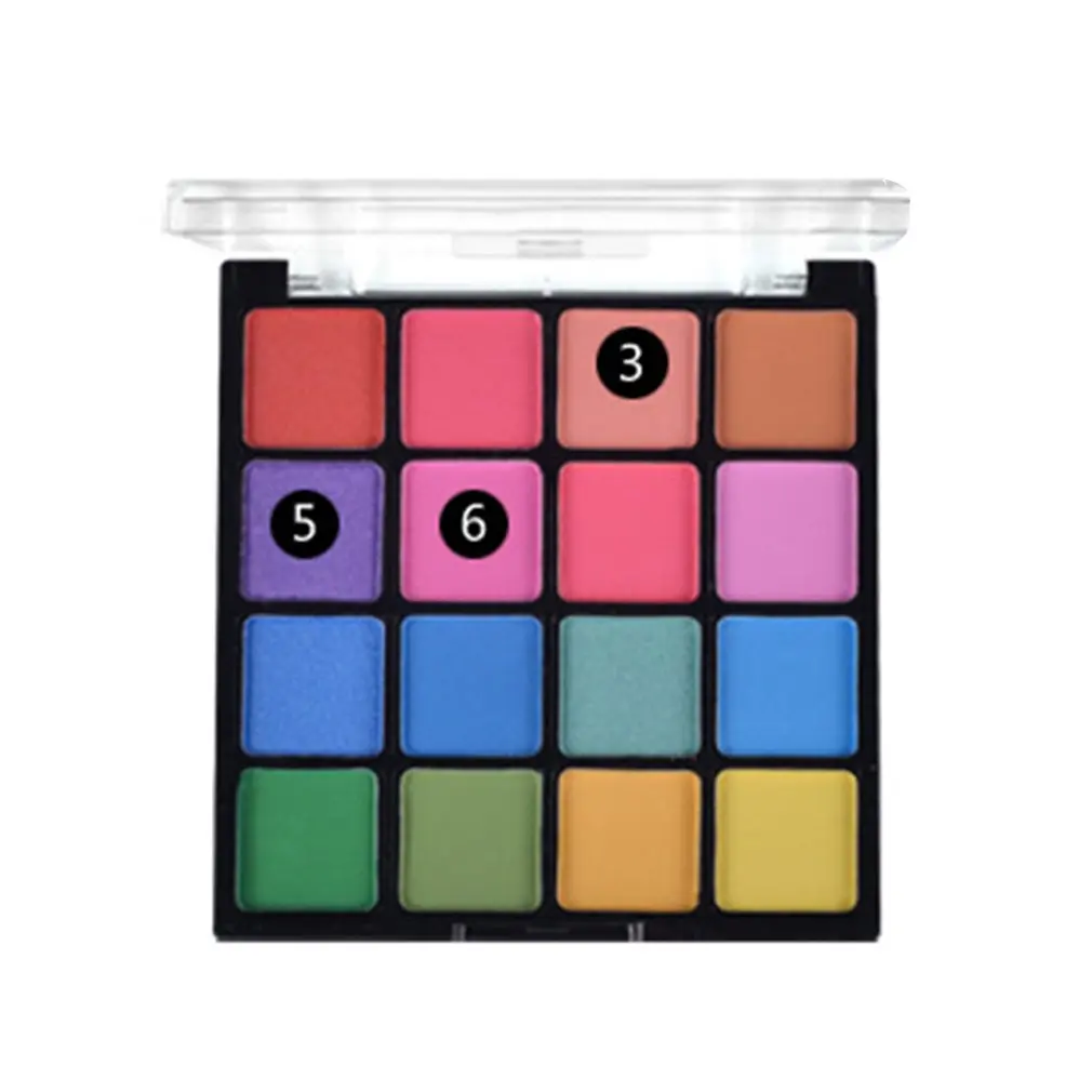 16 цветов ленивые тени для век блюдо земляной цвет матовый телесный макияж