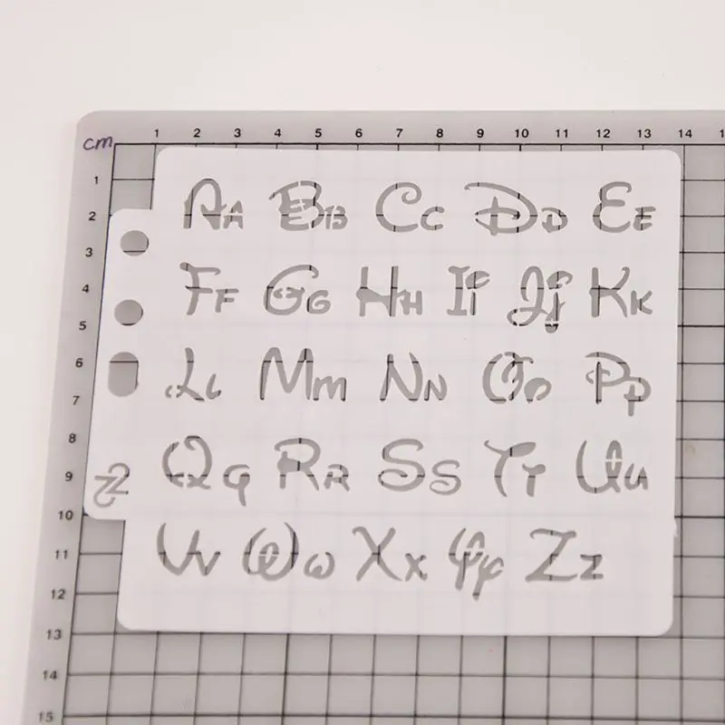 Alphabet Letter Stencils Template Painting Scrapbooking Embossing Stamping Album Card DIY Dropship | Дом и сад