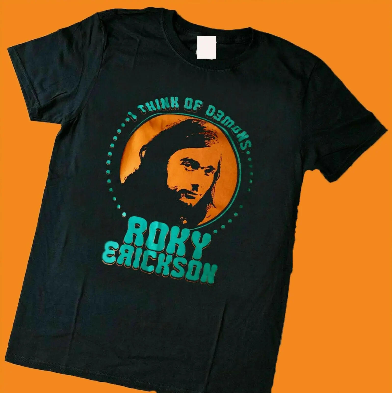 Винтажная Футболка Roky Ericson I Think of Demons модная футболка с короткими рукавами и S-3XL