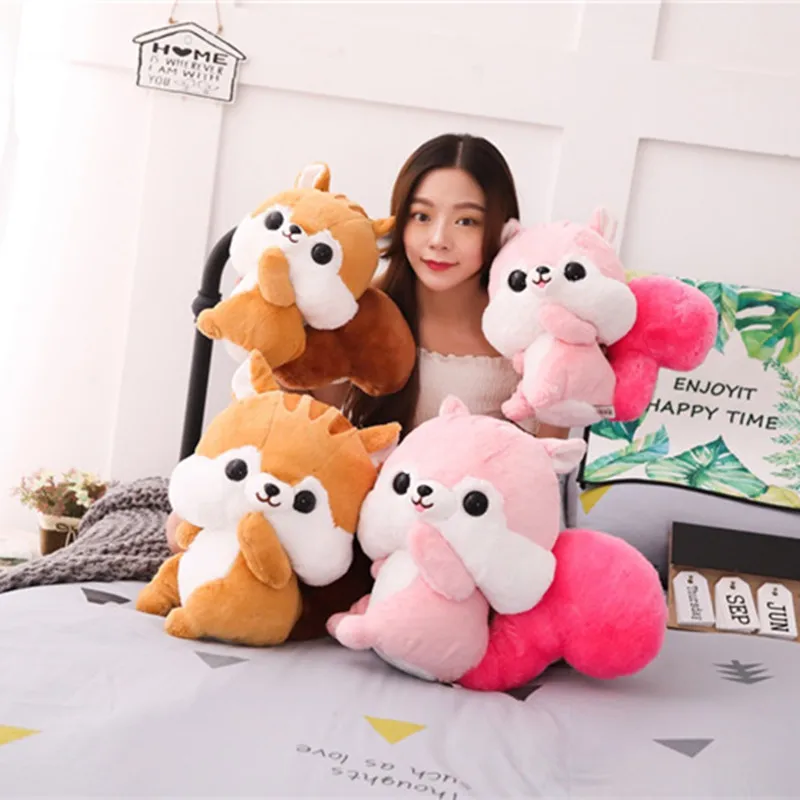 35 см 45 плюшевая игрушка белка милая мягкая мягкий плюшевый подарок высокое