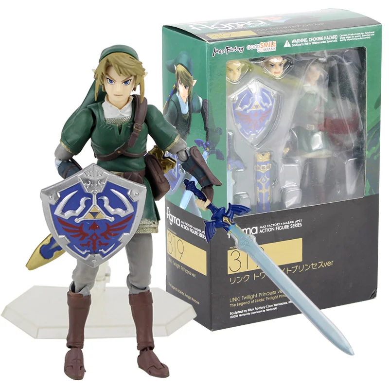 14 см 319 # Zelda LINK Сумерки принцессы ПВХ экшн-фигурка игрушка кукла рождественский