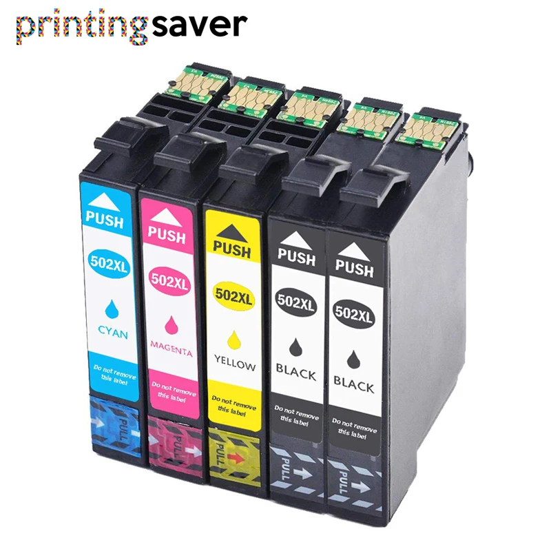5x 502XL T502XL новый совместимый чернильный картридж E для Epson Expression Home XP 5100/XP 5105 рабочей