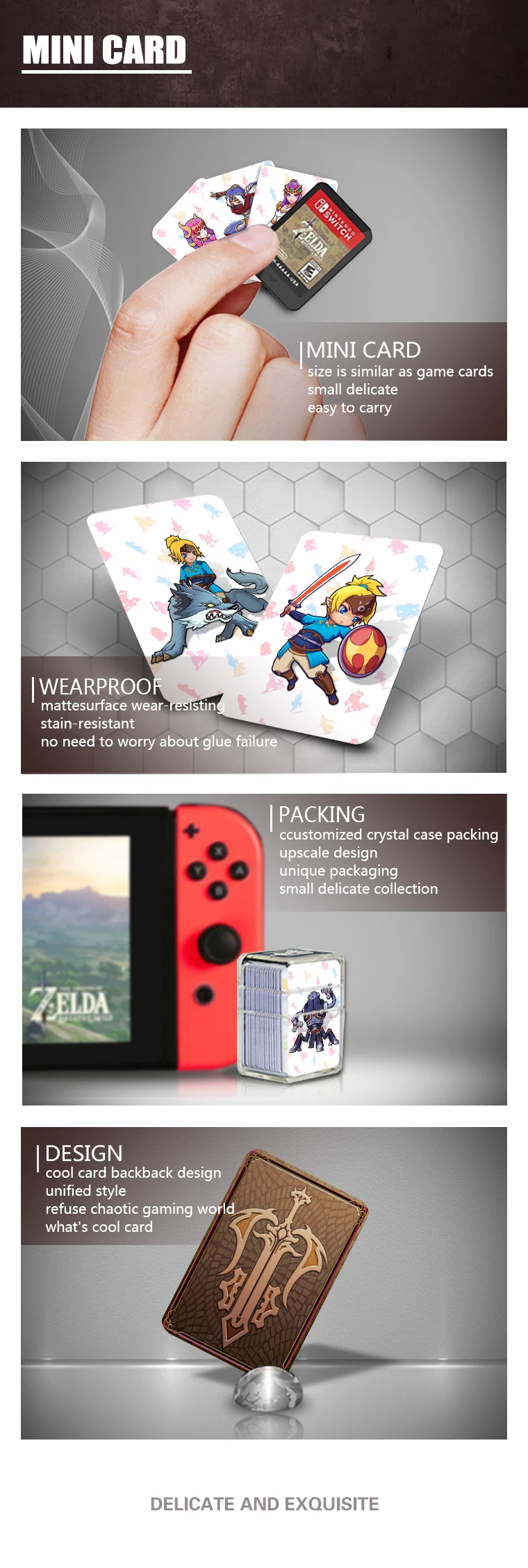 Игра дыхание для диких Зельда Марио Amiibo косплей реквизит карты игры супер Smash Bros Link Card Super Odyssey Splatoon
