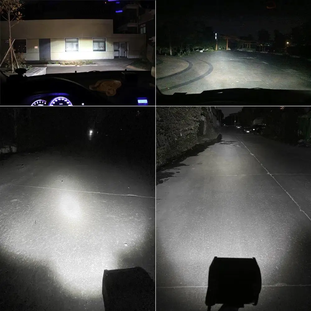 

240W 5 inch LED Bar LED Work Light Bar for Driving Offroad Boat Car Tractor Truck High Power LED 2 Rows Work Light Driving Lamp