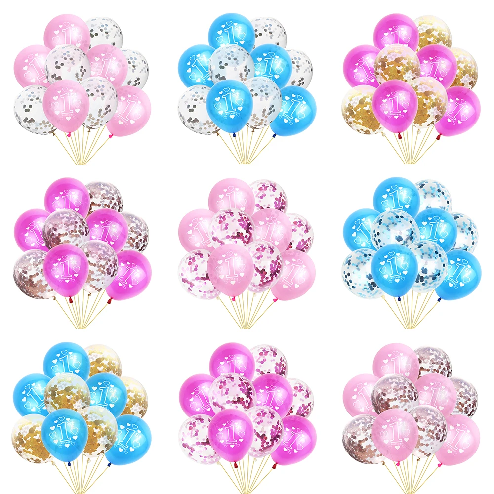 10 шт. Детские латексные воздушные шары конфетти для мальчиков и девочек набор мой