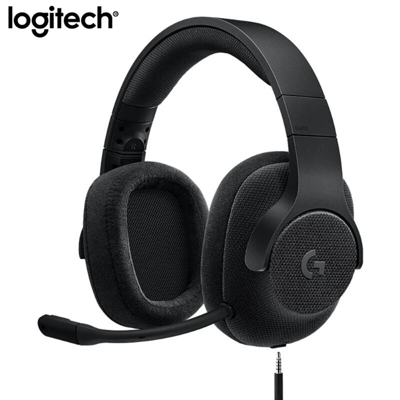 Игровые наушники Logitech G433 с объемным звуком 7 1 профессиональная игровая Проводная