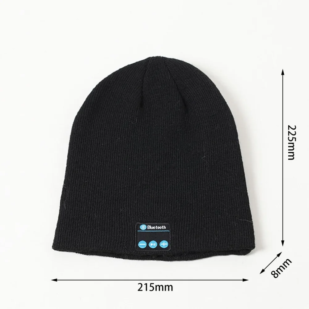 

Wireless Bluetooth Headphones Sport Music Hat Smart Headset Beanie Cap Winter Hat with Speaker for Xiaomi huawei Samsung