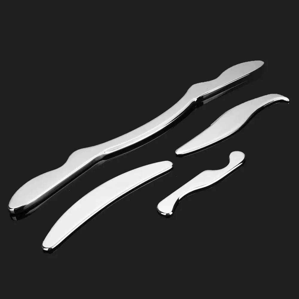 Бесплатная доставка 4 шт. набор инструментов из нержавеющей стали Gua Sha Китайская