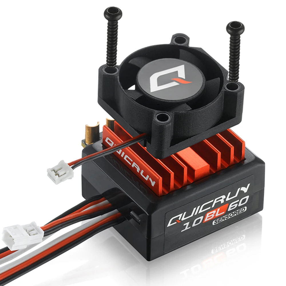 Hobbywing quirun сенсорный 120A /10BL60 60A 2-3S Lipo бесщеточный ESC для 1/10 туристических