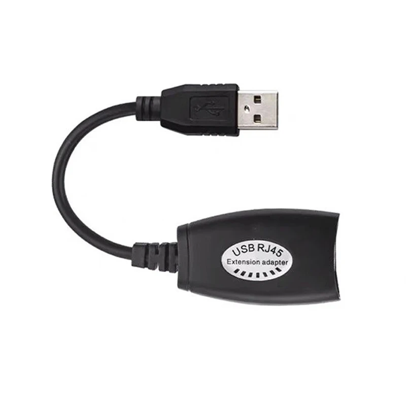 1 пара USB к RJ45 LAN Ethernet Удлинительный кабель адаптер 50 м расширитель расстояния