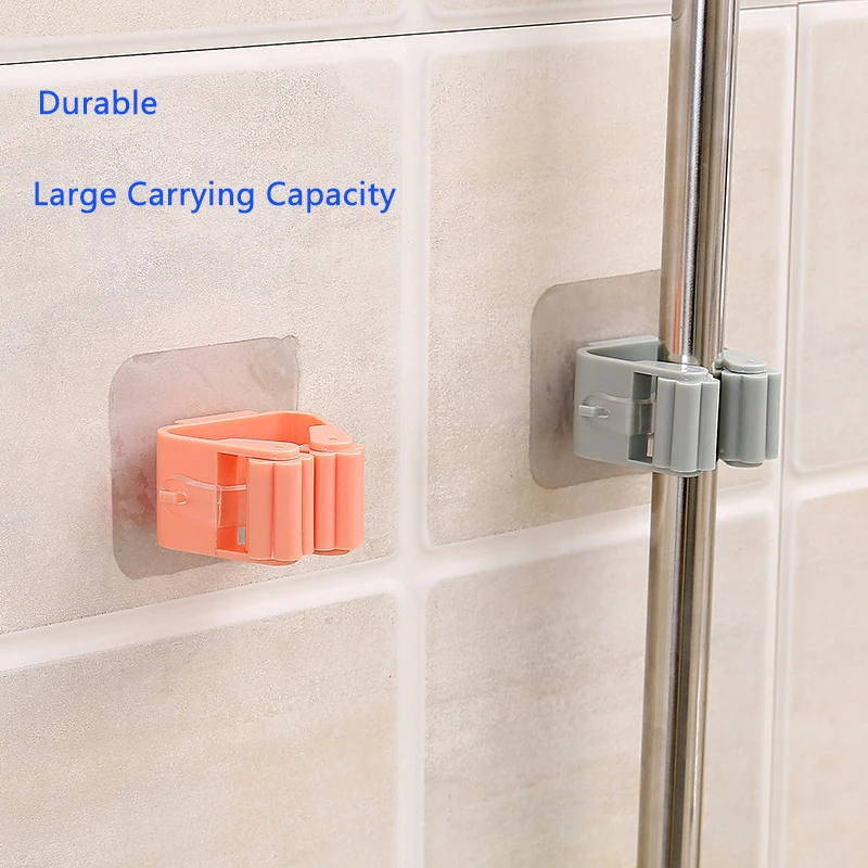 Настенная стойка для хранения ванной комнаты настенная рамка швабры клейкая не