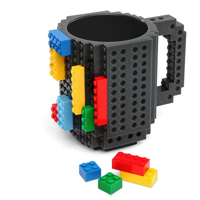 Кружка 350 мл чашка для строительных блоков LEGO со встроенным кирпичным рисунком