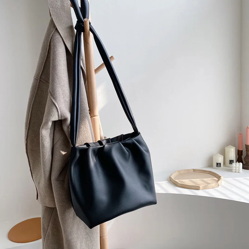 

Casual Bucket bag 2020 Fashion New High quality PU Leather Women's Designer Handbag High capacity Shoulder Messenger Bag