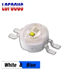 2*3 Вт белый + синий высокой мощности светодиодный двойной SMD диод COB Чип биколор для DIY 3 6 Вт светодиодный специальный светильник ing аквариумный светильник с бусинами