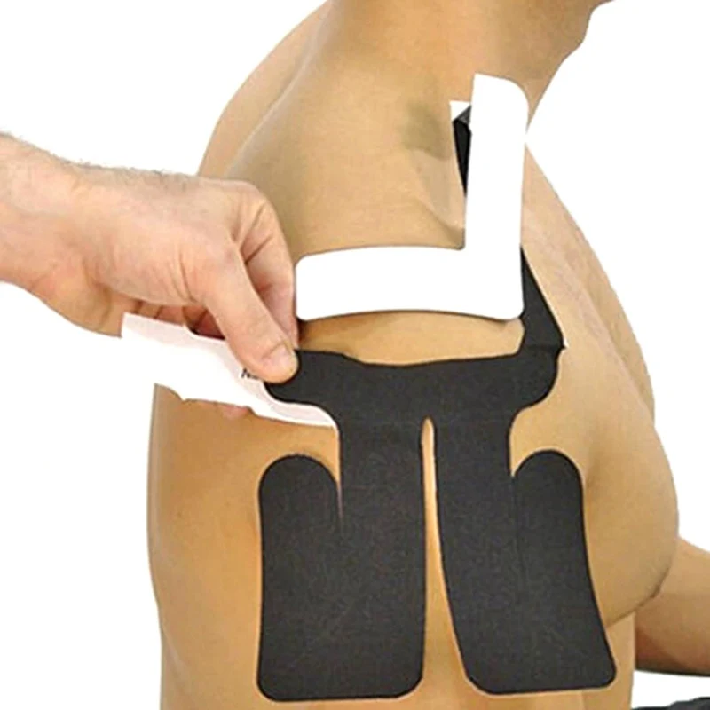 Кинезио лента повязка для мышц 5 см X м Спортивная кинезиологическая рулон хлопок