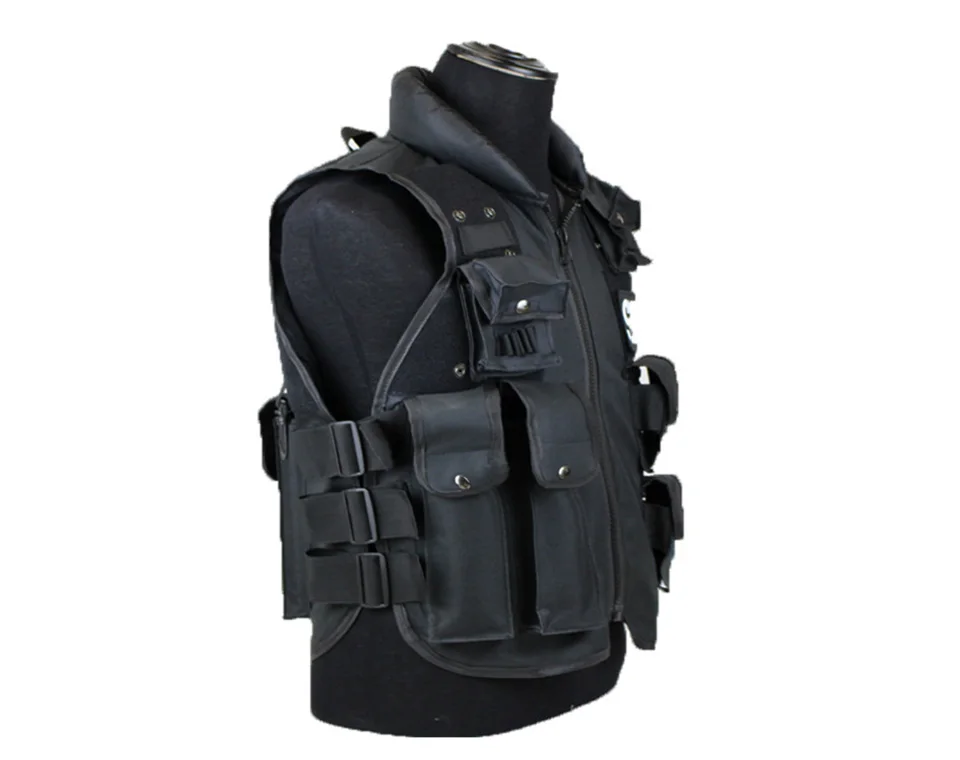 

11 pockets tactical vest outdoor hunting vest military training vest cs swat modular protection safety vest