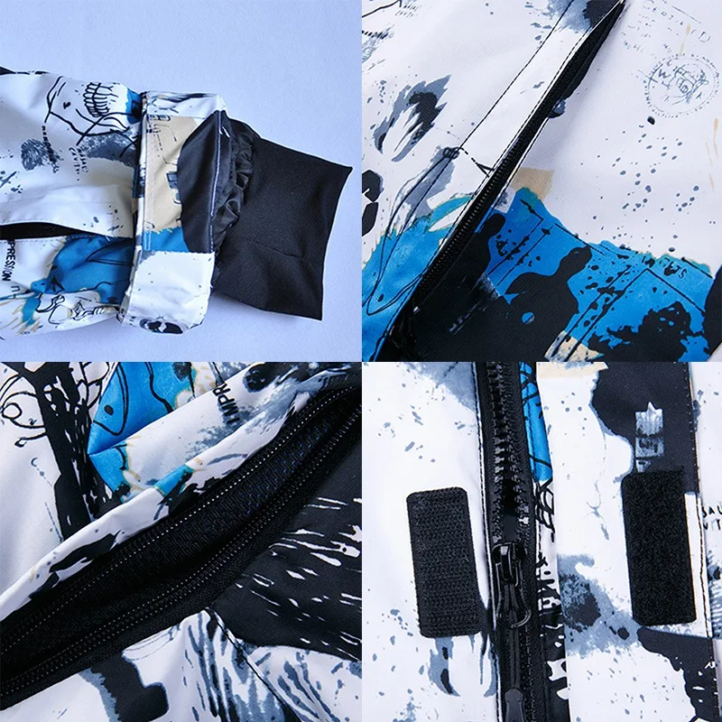 MUTUSNOW лыжный костюм для мужчин зимние теплые куртки и брюки ветрозащитная