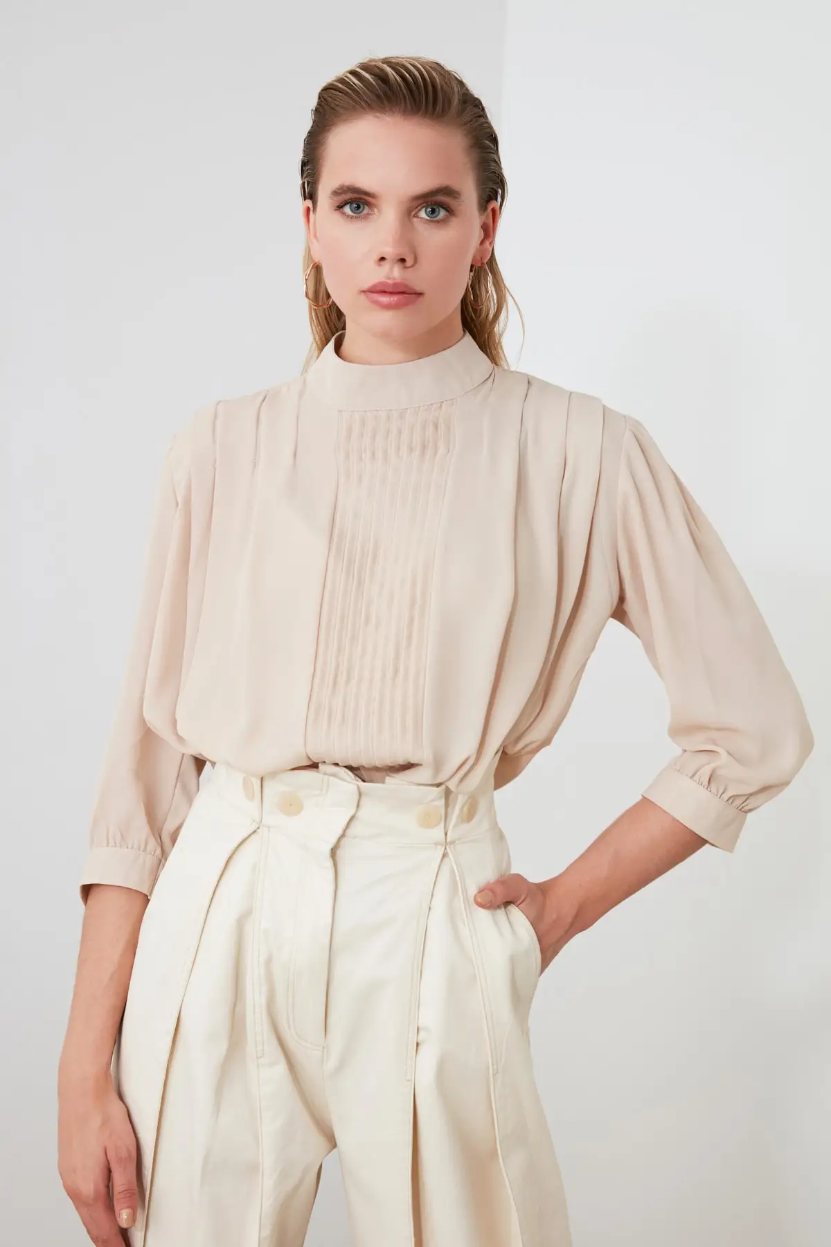 

Trendyol Piliseli Bluz TWOAW21BZ0085