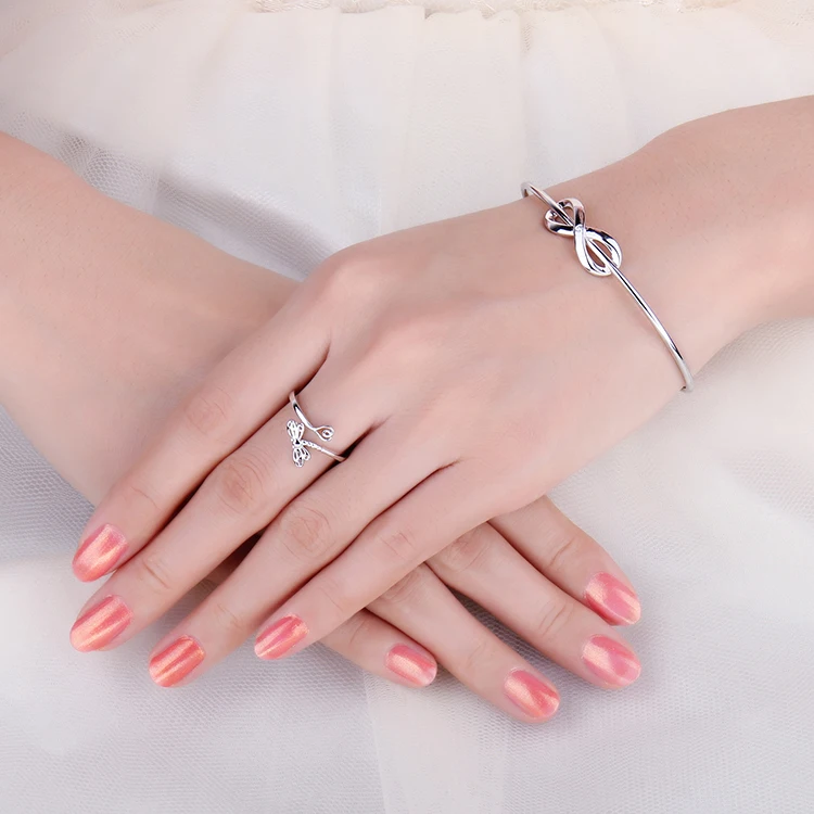 JewelryPalace 925 пробы Серебряный мечтательный стрекоза длинный хвост любовь хвостовик регулируемое Открытое кольцо Best подарки для Best друзей Лидер продаж