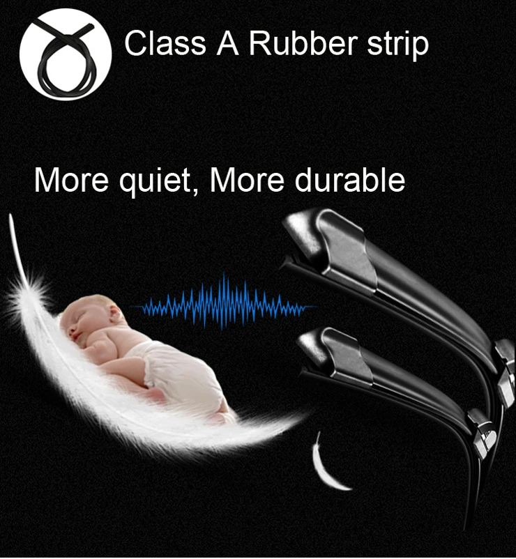 2 шт переднее лобовое стекло безщеточные стеклоочистители Набор 24 &quot+ 18&quot