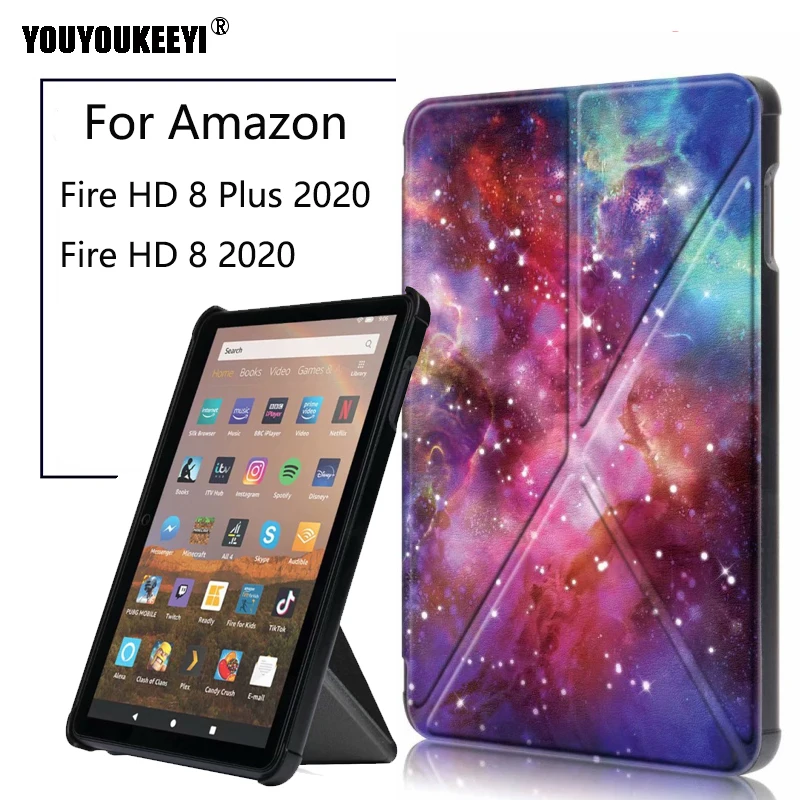 Чехол-накладка для планшета Amazon Fire HD 8 Plus 2020 дюйма с магнитным креплением и