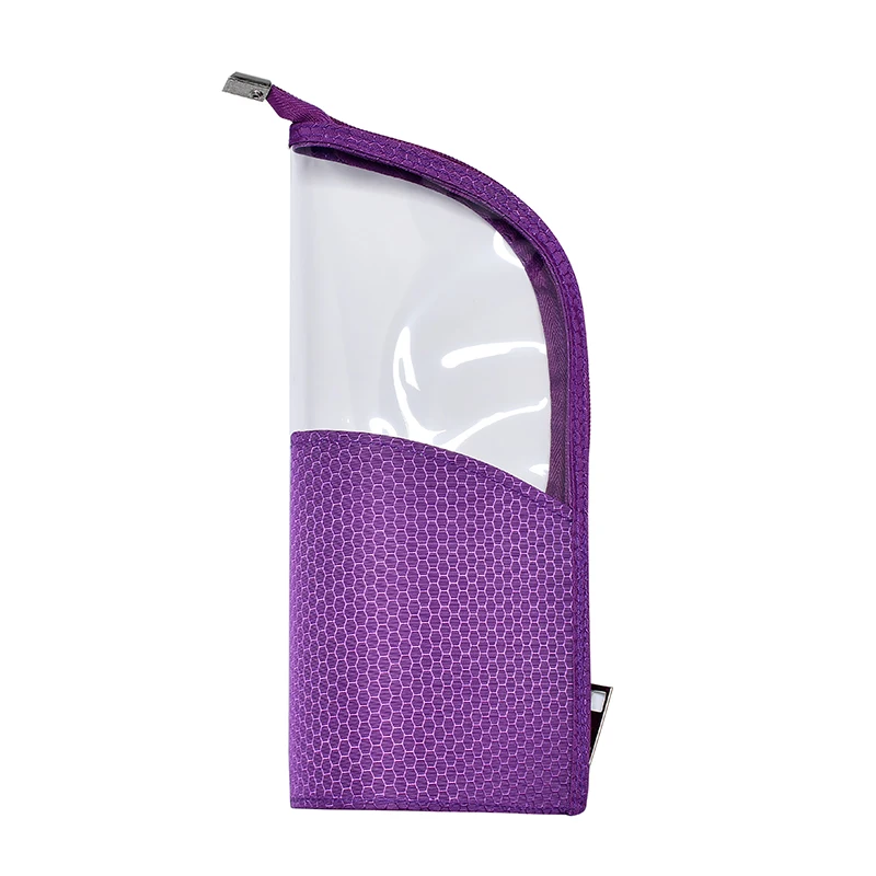 Purple 1 шт. косметичка Косметическая подставка-держатель кисти органайзер для путешествий полупрозрачные Портативные модные Водонепроницаемые многофункциональные - Цвет: Purple