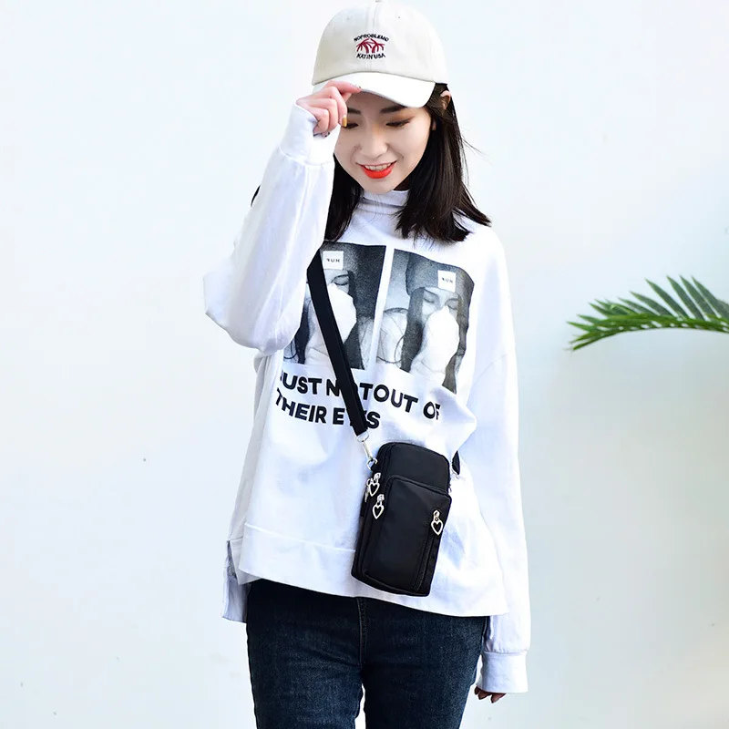 2019 Мини Наплечная Сумка для мобильного телефона на молнии чехол девушек кошелек