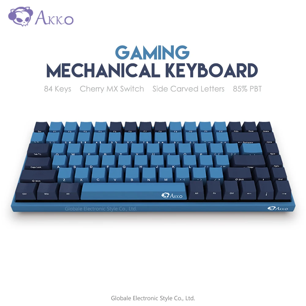 Оригинальная Механическая игровая клавиатура AKKO 3084 SP с океанской звездой, 84 клавиши, Cherry MX Переключатель, боковая буква, компьютерный геймер, программируемый тип C
